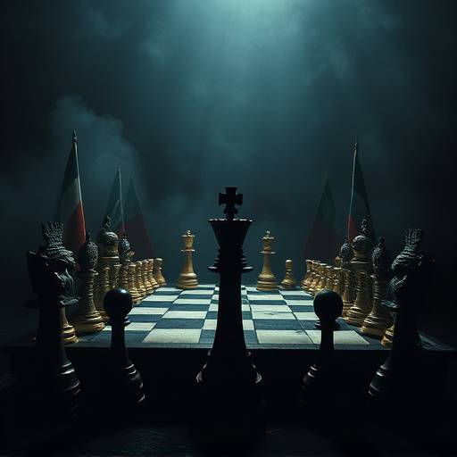 Image representing a political chess game from The Emperor's Gambit